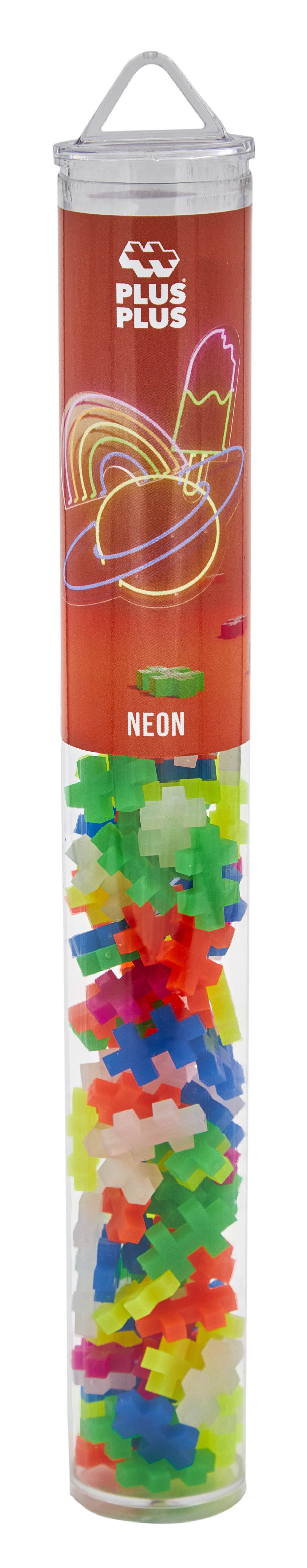 Puzzle Plus-Plus Neon Mix 100 Buc In Tub Plus4024