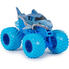 Set 2 masinute Monster Jam scara 1/16, Megalodon vs Hooked, SPM6064128-20144319