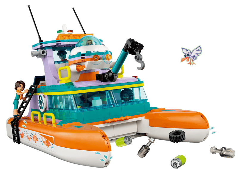 LEGO® Friends - Barca de salvare pe mare 41734, 717 piese