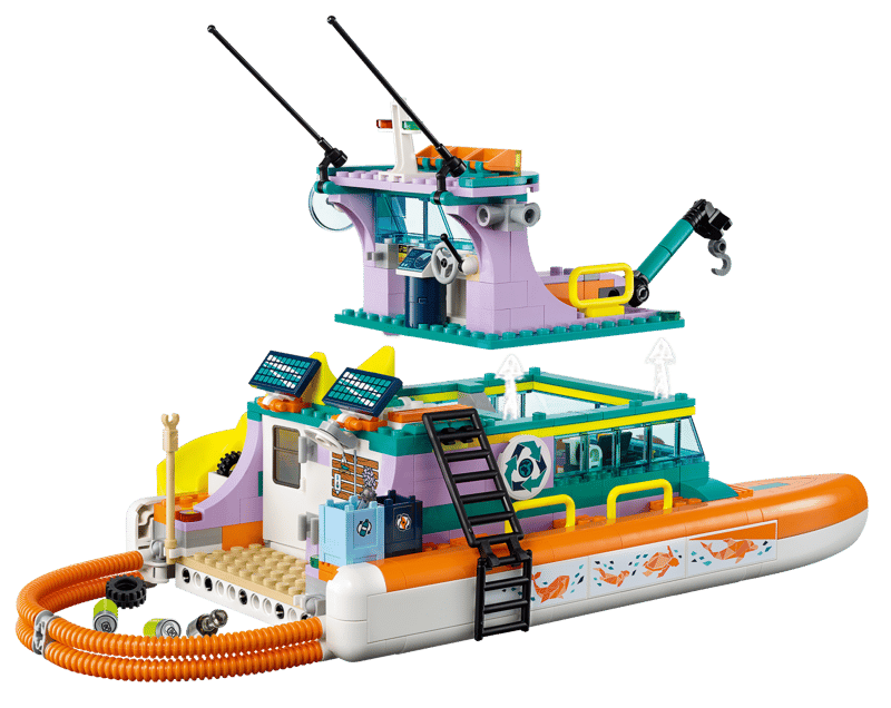 LEGO® Friends - Barca de salvare pe mare 41734, 717 piese