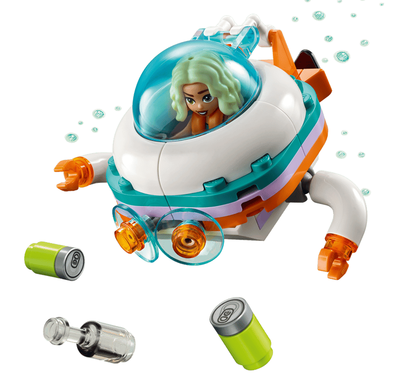 LEGO® Friends - Barca de salvare pe mare 41734, 717 piese