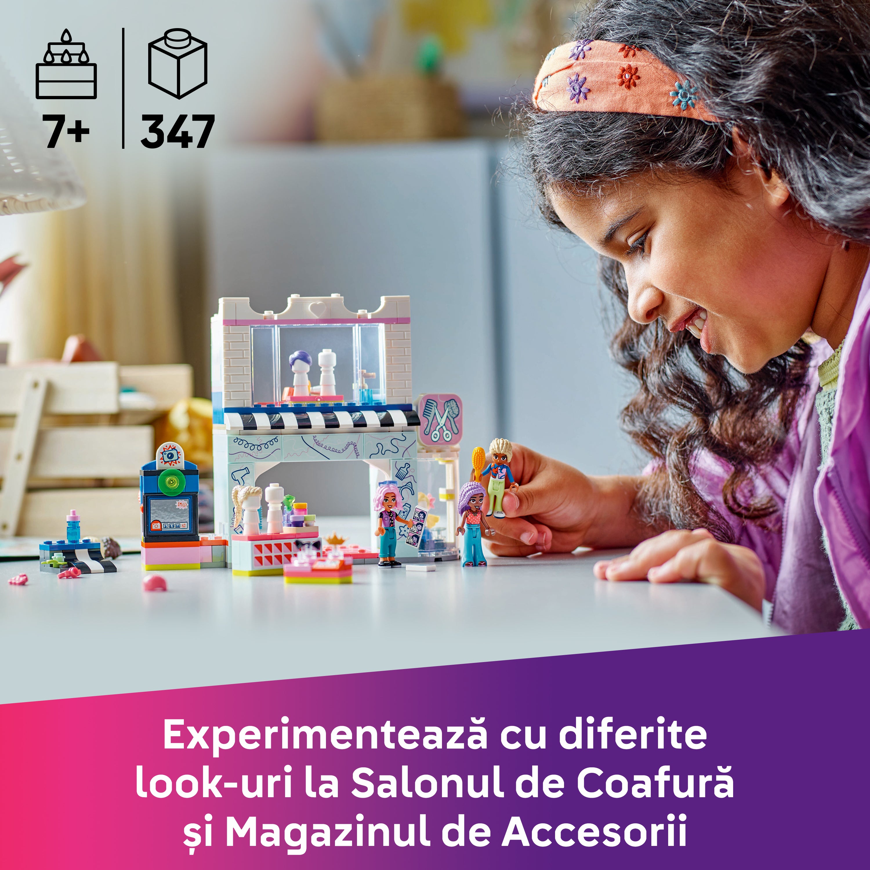 LEGO® Friends - Salon de coafura si magazin de accesorii 42662, 347 piese