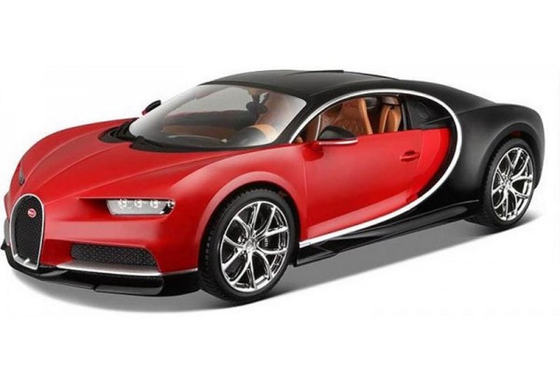 Macheta Bburago 1/32 Bugatti Chiron Sport Negru/Rosu Bb43000-42029-43061