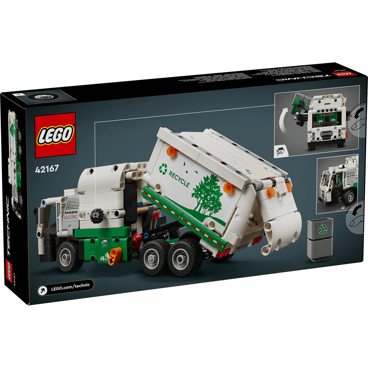 LEGO® Technic - Autogunoiera Mack® LR electric 42167, 503 piese
