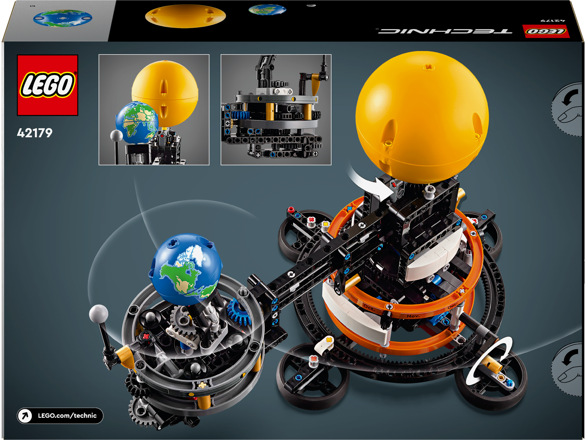 LEGO® Technic - Planeta pamant si luna pe orbita 42179, 526 piese