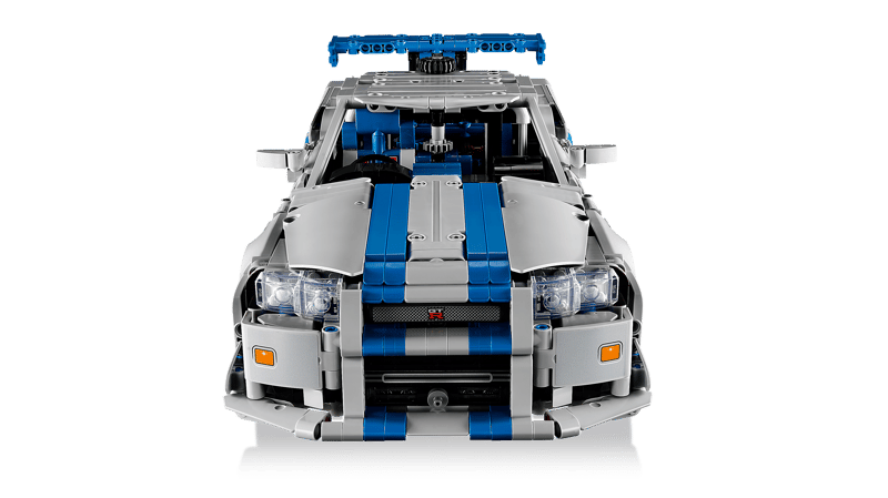 LEGO® Technic - Masina Nissan Skyline GT-R (R34) din Mai furios, mai iute 42210, 1410 piese