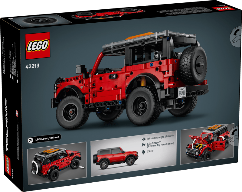 LEGO® Technic - SUV Ford Bronco® 42213, 943 piese
