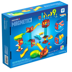 Set de bile magnetice cu placi, 45 de piese Geomag