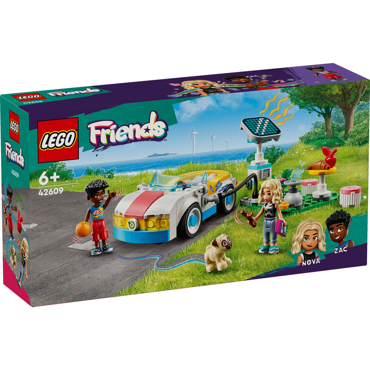 LEGO® Friends - Masina electrica si incarcator 42609, 170 piese