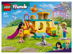 LEGO® Friends - Aventuri pe terenul de joaca pentru pisici 42612, 87 piese