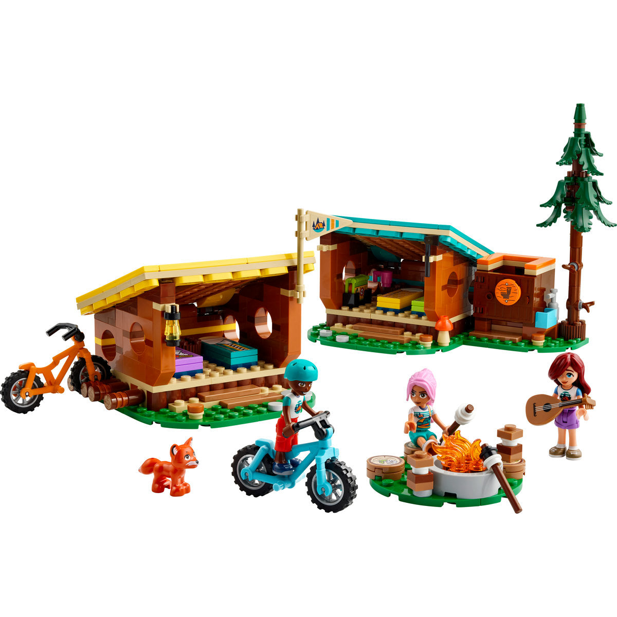 LEGO® Friends - Cabane confortabile in tabara de aventuri 42624, 437 piese