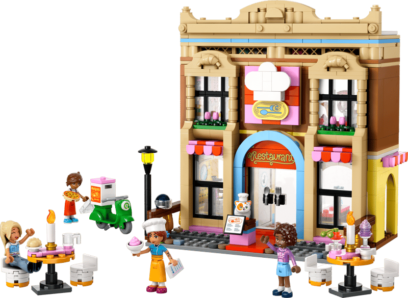 LEGO® Friends - Restaurant si scoala de gastronomie 42655, 896 piese