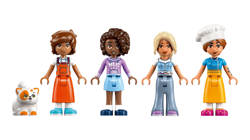 LEGO® Friends - Restaurant si scoala de gastronomie 42655, 896 piese