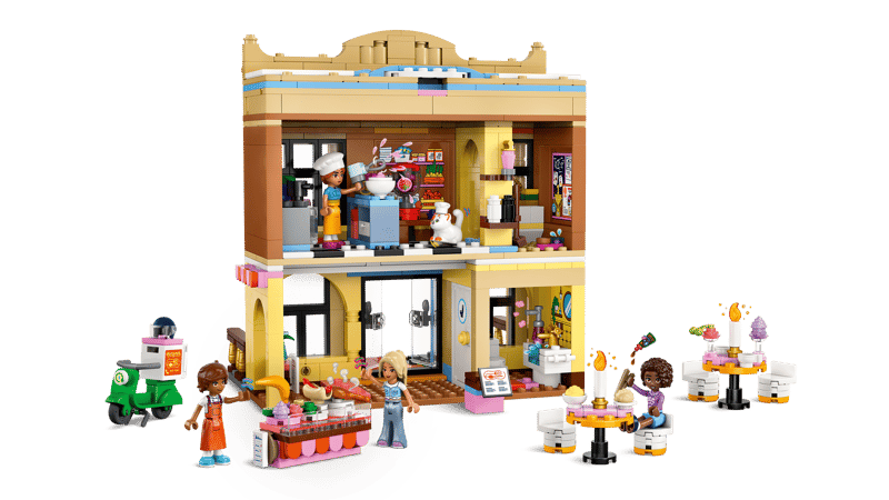 LEGO® Friends - Restaurant si scoala de gastronomie 42655, 896 piese