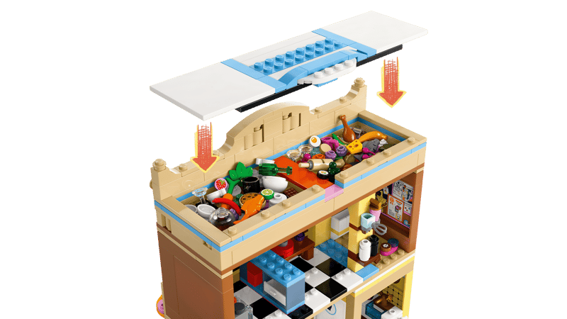 LEGO® Friends - Restaurant si scoala de gastronomie 42655, 896 piese