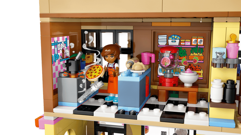 LEGO® Friends - Restaurant si scoala de gastronomie 42655, 896 piese