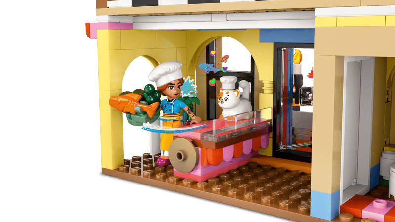 LEGO® Friends - Restaurant si scoala de gastronomie 42655, 896 piese