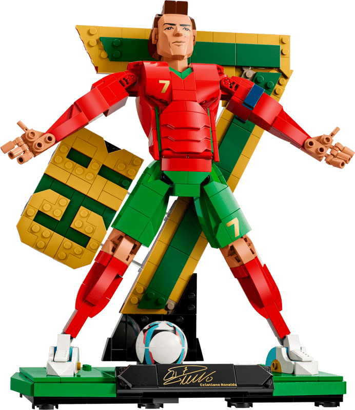 Set de constructie LEGO® Editions - Cristiano Ronaldo – Legenda a fotbalului 43016, Jucarii pentru Copii, Jucarii pentru Baieti, Decoratiuni pentru Living, Idee de Cadou pentru Copii, 854 piese