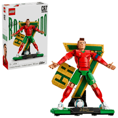Set de constructie LEGO® Editions - Cristiano Ronaldo – Legenda a fotbalului 43016, Jucarii pentru Copii, Jucarii pentru Baieti, Decoratiuni pentru Living, Idee de Cadou pentru Copii, 854 piese