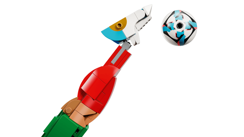 Set de constructie LEGO® Editions - Cristiano Ronaldo – Legenda a fotbalului 43016, Jucarii pentru Copii, Jucarii pentru Baieti, Decoratiuni pentru Living, Idee de Cadou pentru Copii, 854 piese