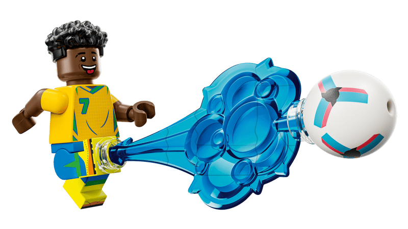 Set de constructie LEGO® Editions - Vini Jr. – Momente importante din fotbal 43027, Jucarii pentru Copii, Jucarii pentru Baieti, Decoratiuni pentru Living, Idee de Cadou pentru Copii, 510 piese