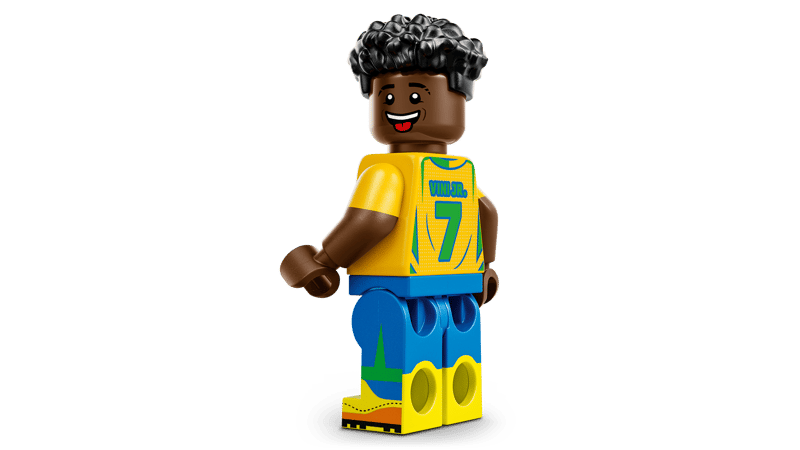 Set de constructie LEGO® Editions - Vini Jr. – Momente importante din fotbal 43027, Jucarii pentru Copii, Jucarii pentru Baieti, Decoratiuni pentru Living, Idee de Cadou pentru Copii, 510 piese