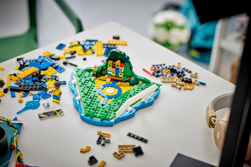 Set de constructie LEGO® Editions - Vini Jr. – Momente importante din fotbal 43027, Jucarii pentru Copii, Jucarii pentru Baieti, Decoratiuni pentru Living, Idee de Cadou pentru Copii, 510 piese