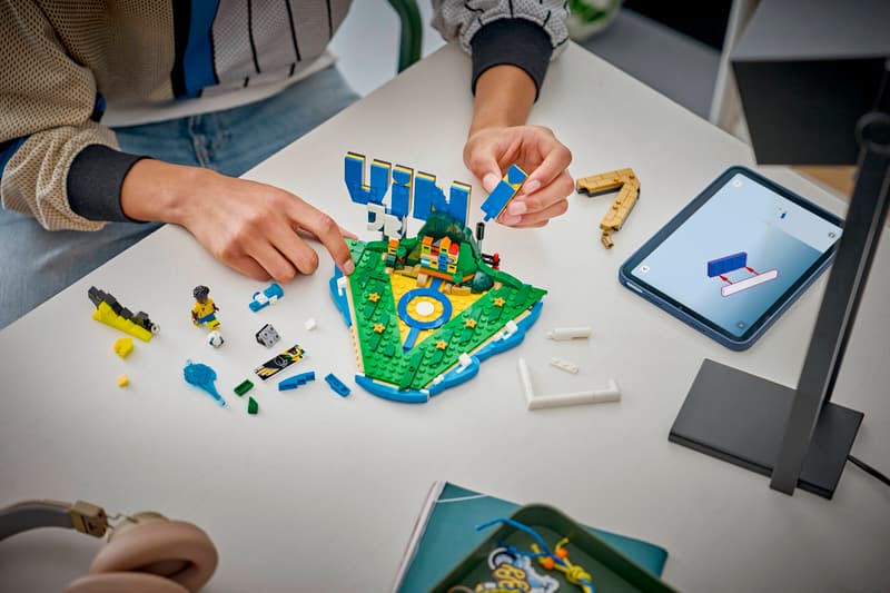 Set de constructie LEGO® Editions - Vini Jr. – Momente importante din fotbal 43027, Jucarii pentru Copii, Jucarii pentru Baieti, Decoratiuni pentru Living, Idee de Cadou pentru Copii, 510 piese