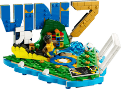 Set de constructie LEGO® Editions - Vini Jr. – Momente importante din fotbal 43027, Jucarii pentru Copii, Jucarii pentru Baieti, Decoratiuni pentru Living, Idee de Cadou pentru Copii, 510 piese