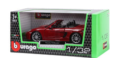 Macheta Bburago 1:32 Porsche 718 Boxster Rosu Bb43049Rosu