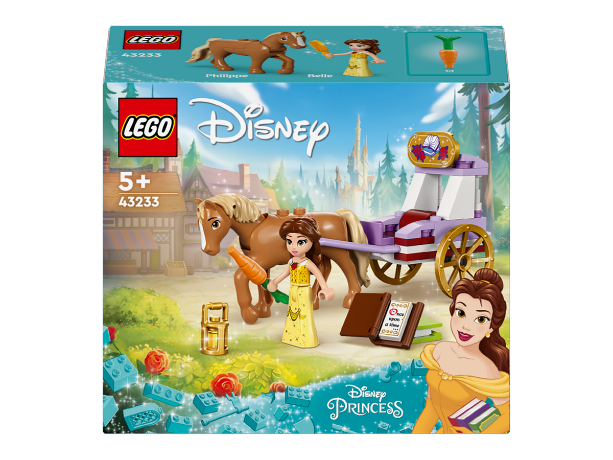 LEGO® Disney Princess - Caleasca din povestea lui Belle 43233, 62 piese