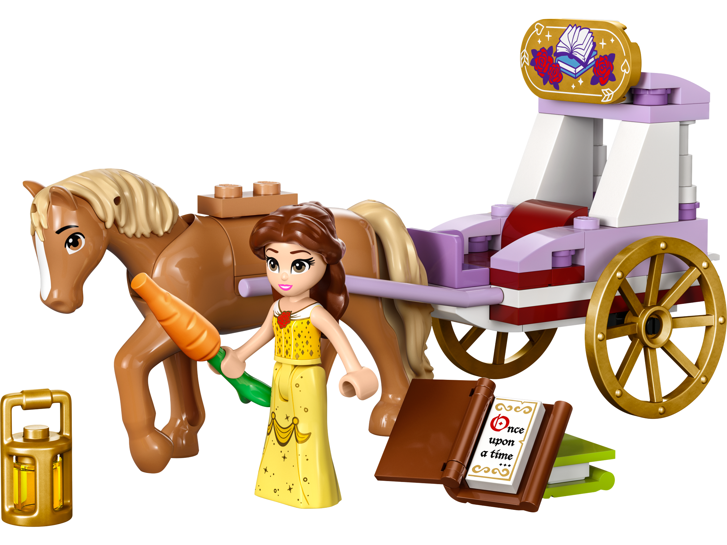 LEGO® Disney Princess - Caleasca din povestea lui Belle 43233, 62 piese