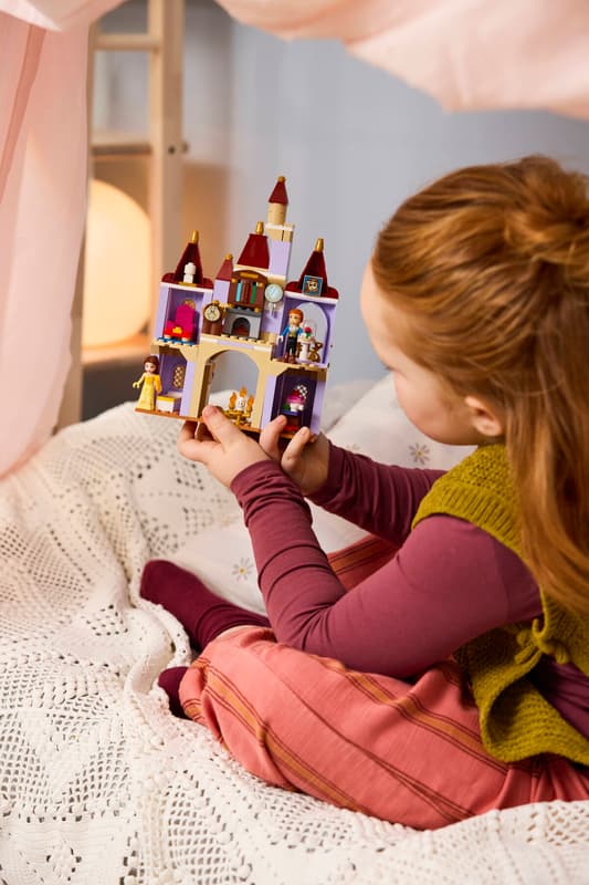 Set de constructie LEGO® | Disney Princess Castelul fermecat al lui Belle si al Bestiei 43289, Jucarii pentru Copii de 5+ ani, Jucarii pentru Fete si Baieti, Idee de Cadou pentru Copii
