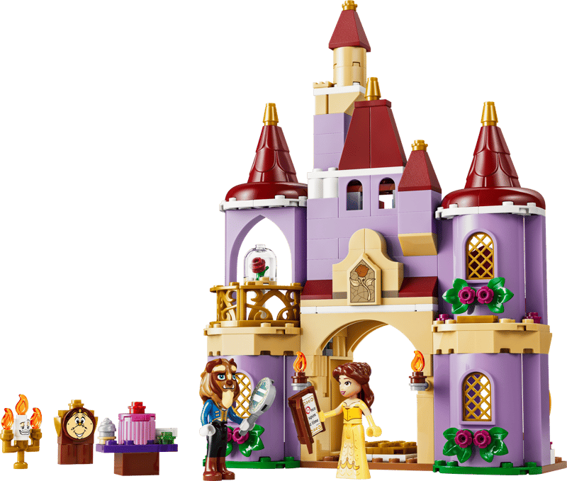 Set de constructie LEGO® | Disney Princess Castelul fermecat al lui Belle si al Bestiei 43289, Jucarii pentru Copii de 5+ ani, Jucarii pentru Fete si Baieti, Idee de Cadou pentru Copii