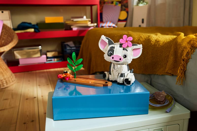 Set de constructie LEGO® | Disney Moana Pua Jucarie de constructie Decor cu purcelus 43292, Jucarii pentru Copii, Jucarii pentru Fete si Baieti, Idee de Cadou pentru Copii