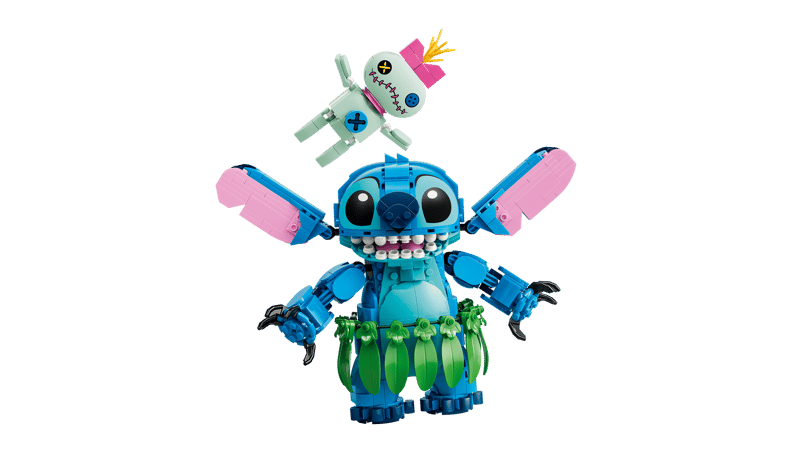 Set de constructie LEGO® | Disney Stitch si Scrump 43296, Jucarii pentru Copii, Jucarii pentru Fete si Baieti, Idee de Cadou pentru Copii