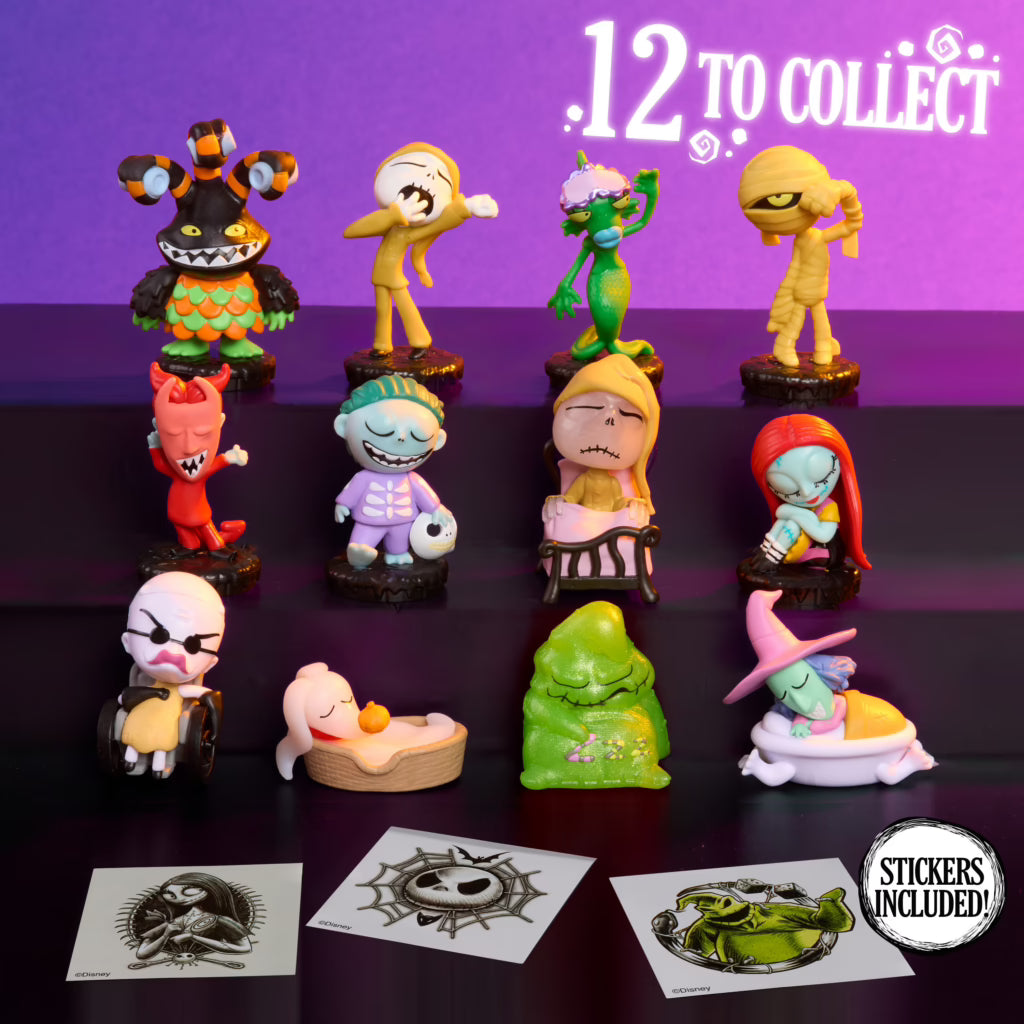 Figurine colectibile mini in cutie surpriza Night Before Chistmas Coșmarul Înainte de Crăciun 46339