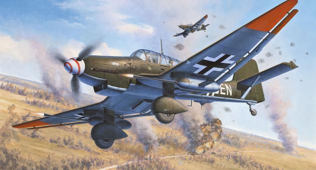 REVELL Aeromacheta Revell Avion Junkers JU87 G/D Tank Buster