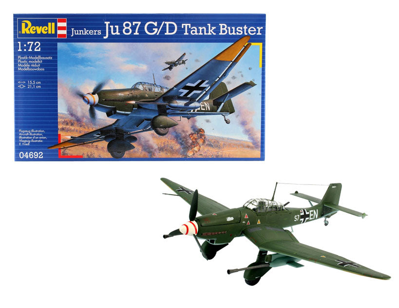 REVELL Aeromacheta Revell Avion Junkers JU87 G/D Tank Buster