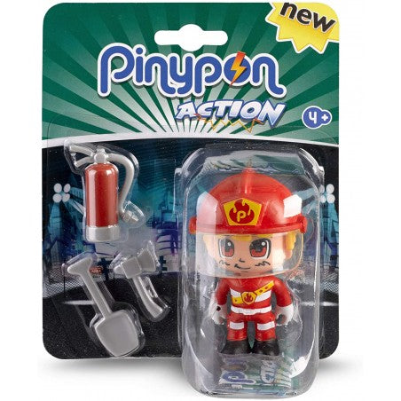 FAMOSA Pinypon Action – Figurină Pompier