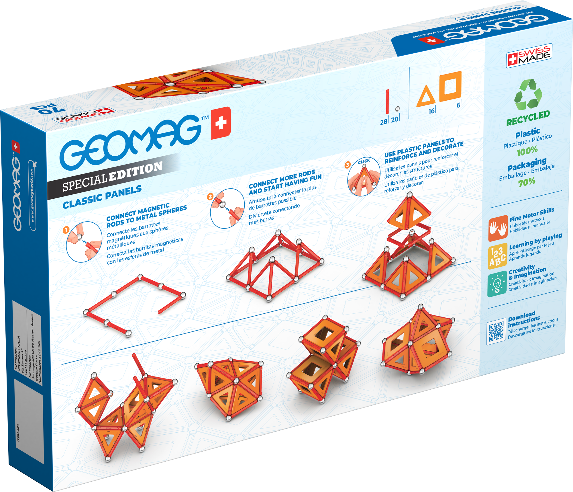 Geomag Classic Panels 70 Special Geomag485
