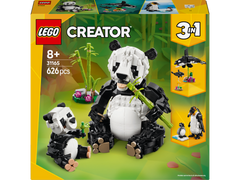 LEGO® Creator 3 in 1 - Animale salbatice: Familia de ursi panda 31165, 626 piese