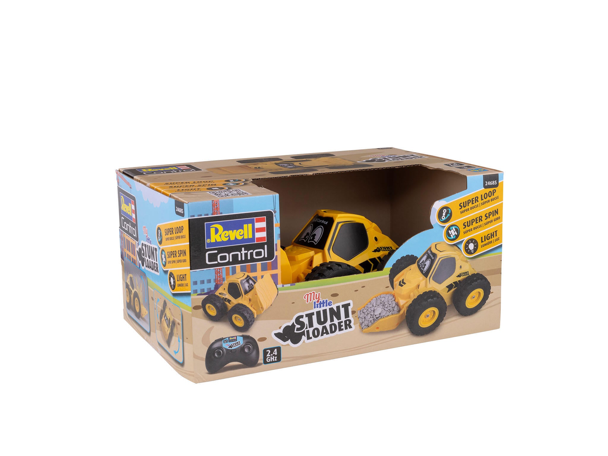 Revell Control Camion Rc My Little Stunt Loader Scara 1:24, Revrc24685