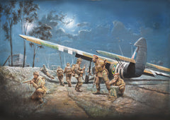 Macheta aeromodele de construit Italeri Airspeed AS-51 Horsa Mk.I with British Paratroopers Normandy 1944 1:72 ITA 1356