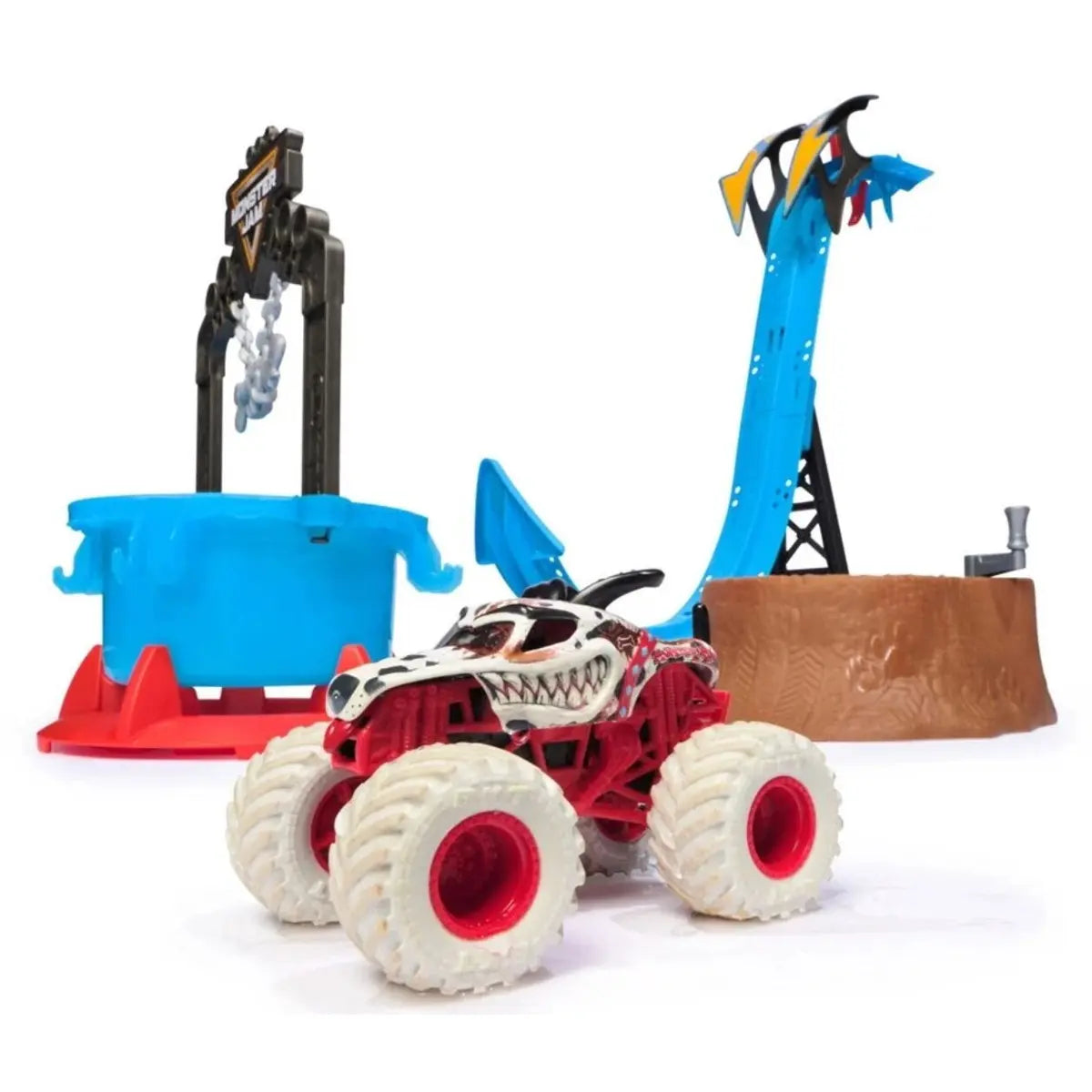 Monster Jam Set Aruncatoarele De Noroi  Mud Blasters Spm6072014