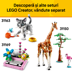 LEGO® Creator 3 in 1 - Animale salbatice: Familia de ursi panda 31165, 626 piese