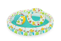 BESTWAY® Set Piscina +Minge +Colac Gonflabil Bw51124