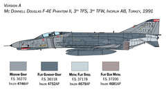 Macheta aeromodele de construit Italeri McDonnell Douglas F-4 E/F Phantom 1:72 ITA 1448