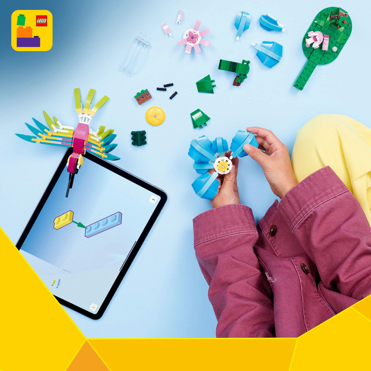 LEGO® Creator 3 în 1 – Animale sălbatice: Colibri colorat