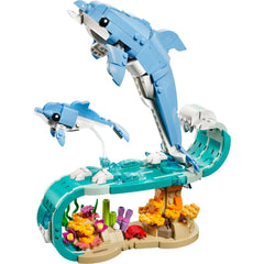 LEGO® Creator 3 în 1 – Animale marine: Delfini frumoș